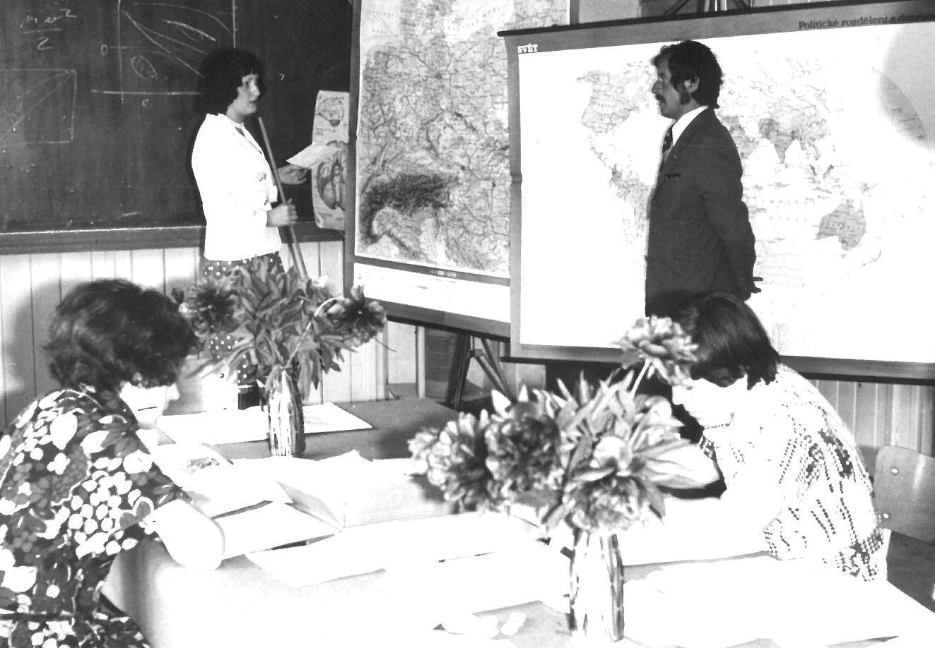 Z.Štěpánek u maturity 1972